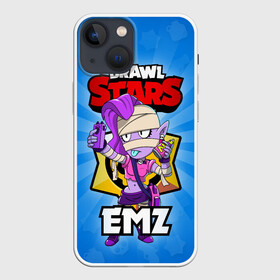 Чехол для iPhone 13 mini с принтом BRAWL STARS EMZ в Кировске,  |  | brawl stars | brawl stars emz | brawler | emz | бравл старз | бравлер | эмз