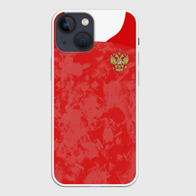 Чехол для iPhone 13 mini с принтом Russia home EURO 2020 в Кировске,  |  | championship | cup | dzyuba | russia | tdrfifa19 | world | артем | дзюба | европы | мира | мундиаль | россия | чемпионат