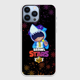 Чехол для iPhone 13 Pro Max с принтом Новогодний Brawl Stars LEON в Кировске,  |  | Тематика изображения на принте: brawl | brawl stars | crow | leon | stars | бравл | бравл старс | браво старс | игра | компьютерная | кров | леон | новогодний | новый год | онлайн | с новым годом | снежинки | старс