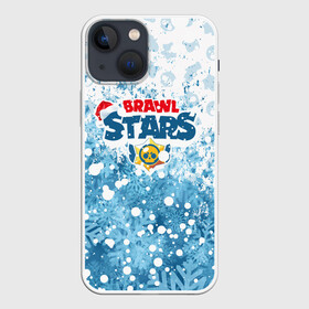 Чехол для iPhone 13 mini с принтом Новогодний Brawl Stars в Кировске,  |  | brawl | christmas | crow | game | leon | new year | snow | spike | stars | winter | ворон | елка | ель | зима | игра | леон | мороз | новый год | рождество | санта | снег | снежинка | спайк