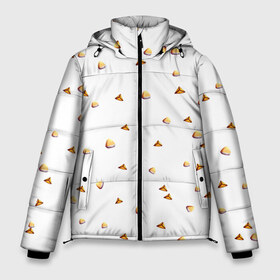 Мужская зимняя куртка 3D с принтом Эчпочмачно в Кировске, верх — 100% полиэстер; подкладка — 100% полиэстер; утеплитель — 100% полиэстер | длина ниже бедра, свободный силуэт Оверсайз. Есть воротник-стойка, отстегивающийся капюшон и ветрозащитная планка. 

Боковые карманы с листочкой на кнопках и внутренний карман на молнии. | казань | татар | татарин | татарка | татарстан | татары | чак чак | чакчак | эчпочмак | эчпочмачно