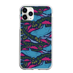 Чехол для iPhone 11 Pro матовый с принтом Касатки в Кировске, Силикон |  | Тематика изображения на принте: водоросли | касатки | киты | море | океан | под водой | рыбы