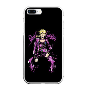 Чехол для iPhone 7Plus/8 Plus матовый с принтом JoJos Bizarre Adventure в Кировске, Силикон | Область печати: задняя сторона чехла, без боковых панелей | adventure | bizarre | joestar | jojo | jojos | jonathan | joseph | joutarou | kuujou | manga | джоджо | джозеф | джонатан | джостар | дзётаро | кудзё | манга | невероятные | приключения