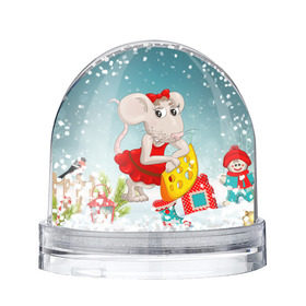 Снежный шар с принтом Милая мышка с сыром в Кировске, Пластик | Изображение внутри шара печатается на глянцевой фотобумаге с двух сторон | Тематика изображения на принте: 2020 | mouse | rat | годкрысы | годмыши | зима | зимняя | крыса | мороз | мышка | мышь | новогодняя | новый год | новый год 2020 | рождество | симолгода | снег | холод