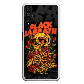 Чехол для Honor 20 с принтом Black Sabbath в Кировске, Силикон | Область печати: задняя сторона чехла, без боковых панелей | Тематика изображения на принте: black sabbath | hard rock | heavy metal | блэк сабат | группы | метал | музыка | оззи осборн | рок | хард рок | хэви метал