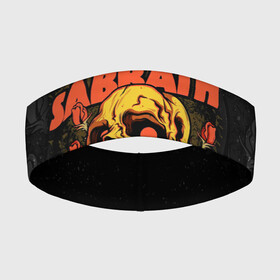 Повязка на голову 3D с принтом Black Sabbath в Кировске,  |  | black sabbath | hard rock | heavy metal | блэк сабат | группы | метал | музыка | оззи осборн | рок | хард рок | хэви метал