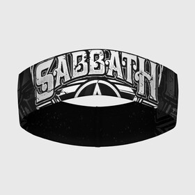 Повязка на голову 3D с принтом Black Sabbath в Кировске,  |  | black sabbath | hard rock | heavy metal | блэк сабат | группы | метал | музыка | оззи осборн | рок | хард рок | хэви метал