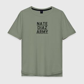 Мужская футболка хлопок Oversize с принтом NATE DIAZ ARMY в Кировске, 100% хлопок | свободный крой, круглый ворот, “спинка” длиннее передней части | нейт диаз nate diaz army стиль
спорт стоктон