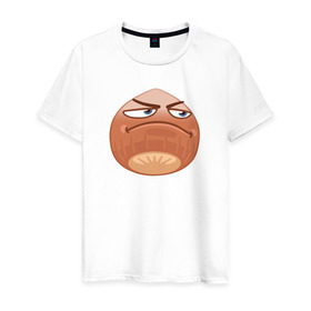 Мужская футболка хлопок с принтом ОРЕХУС в Кировске, 100% хлопок | прямой крой, круглый вырез горловины, длина до линии бедер, слегка спущенное плечо. | справедливо | справедливость | фруктовощи