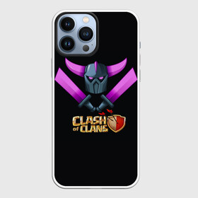 Чехол для iPhone 13 Pro Max с принтом Clash of Clans в Кировске,  |  | Тематика изображения на принте: clash of clans | clash royale | game | supercell | детская | детям | игра | клаш оф кланс | клэш оф кланс | компьютерна игра | пекка