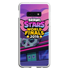 Чехол для Samsung S10E с принтом Brawl Stars World Finals 2019 в Кировске, Силикон | Область печати: задняя сторона чехла, без боковых панелей | brawl | bs | clash line | fails | funny | leon | moments | stars | supercell | tick | бой | босс | бравл | броубол | бс | драка | звезд | осада | поззи | сейф | старс | цель