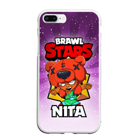 Чехол для iPhone 7Plus/8 Plus матовый с принтом BRAWL STARS NITA в Кировске, Силикон | Область печати: задняя сторона чехла, без боковых панелей | brawl stars | brawl stars nita | brawler | nita | бравл старз | бравлер | нита