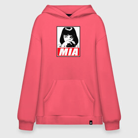 Худи SuperOversize хлопок с принтом MIA Pulp Fiction в Кировске, 70% хлопок, 30% полиэстер, мягкий начес внутри | карман-кенгуру, эластичная резинка на манжетах и по нижней кромке, двухслойный капюшон
 | pulp | pulp fiction | quentin tarantino | tarantino | квентин тарантино | кино | криминальное чтиво | тарантино | тарентино | торентино | торрентино | фильм | чтиво