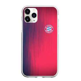 Чехол для iPhone 11 Pro матовый с принтом FC Bayern Munchen (Bavaria) в Кировске, Силикон |  | fc bayern munchen | бавария | геометрия | спорт | текстура | футбол