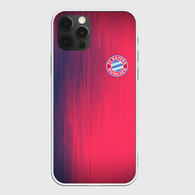 Чехол для iPhone 12 Pro Max с принтом FC Bayern Munchen (Bavaria) в Кировске, Силикон |  | fc bayern munchen | бавария | геометрия | спорт | текстура | футбол