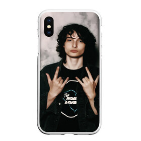 Чехол для iPhone XS Max матовый с принтом finn wolfhard в Кировске, Силикон | Область печати: задняя сторона чехла, без боковых панелей | finn wolfhard | очень странные дела | финн вулфард