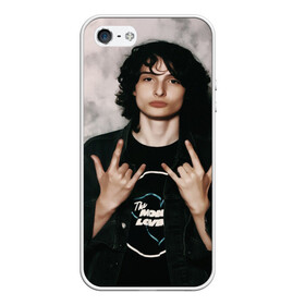 Чехол для iPhone 5/5S матовый с принтом finn wolfhard в Кировске, Силикон | Область печати: задняя сторона чехла, без боковых панелей | finn wolfhard | очень странные дела | финн вулфард