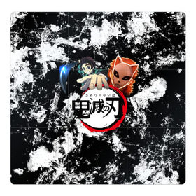 Магнитный плакат 3Х3 с принтом Kimetsu no Yaiba в Кировске, Полимерный материал с магнитным слоем | 9 деталей размером 9*9 см | demons | kimetsu | knife | yaiba | демонов | демоны | клинок | клинок рассекающий демонов | рассекающий