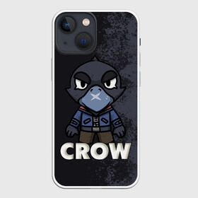 Чехол для iPhone 13 mini с принтом Brawl Stars CROW в Кировске,  |  | Тематика изображения на принте: brawl | brawl stars | crow | leon | stars | бравл | бравл старс | браво старс | игра | компьютерная | кров | леон | онлайн | старс