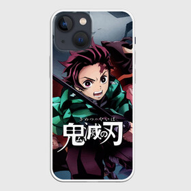 Чехол для iPhone 13 mini с принтом Клинок рассекающий демонов в Кировске,  |  | anime | demon slayer | kimetsu no yaiba | nezuko | tanjiro | аниме | клинок рассекающий демонов | клинок уничтожающий демонов | манга | нэдзуко | тандзиро