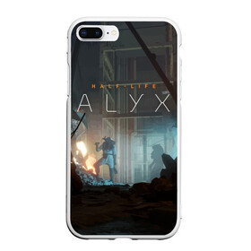 Чехол для iPhone 7Plus/8 Plus матовый с принтом HALF-LIFE ALYX в Кировске, Силикон | Область печати: задняя сторона чехла, без боковых панелей | alex | alyx | freeman | g man | gman | gordon | half | half life | halflife | life | valve | алекс | аликс | вальв | вэльв | гордон | джи | лайф | мен | фримен | халф | халф лайф | халфлайф