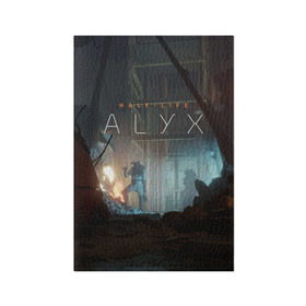 Обложка для паспорта матовая кожа с принтом HALF-LIFE: ALYX в Кировске, натуральная матовая кожа | размер 19,3 х 13,7 см; прозрачные пластиковые крепления | alex | alyx | freeman | g man | gman | gordon | half | half life | halflife | life | valve | алекс | аликс | вальв | вэльв | гордон | джи | лайф | мен | фримен | халф | халф лайф | халфлайф