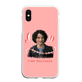 Чехол для iPhone XS Max матовый с принтом finn wolfhard в Кировске, Силикон | Область печати: задняя сторона чехла, без боковых панелей | finn wolfhard | очень странные дела | финн вулфард