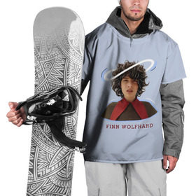 Накидка на куртку 3D с принтом finn wolfhard в Кировске, 100% полиэстер |  | Тематика изображения на принте: finn wolfhard | очень странные дела | финн вулфард