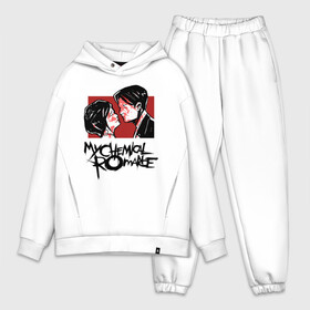 Мужской костюм хлопок OVERSIZE с принтом My Chemical Romance в Кировске,  |  | black parade | killjoy | mcr | my chemical romance | килджой