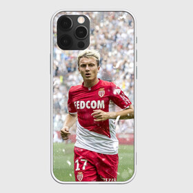 Чехол для iPhone 12 Pro Max с принтом Александр Головин Монако в Кировске, Силикон |  | champions | football | golovin | monaco | soccer | uefa | александр головин | головин | лига чемпионов | монако | форма | формы | футбол