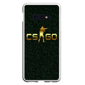 Чехол для Samsung S10E с принтом cs go gold в Кировске, Силикон | Область печати: задняя сторона чехла, без боковых панелей | cs | cs go | cs go gold | gold | голд | золото | кс | кс го | кс го голд | листва | майки с листвой