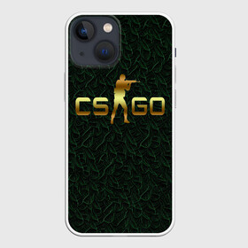 Чехол для iPhone 13 mini с принтом cs go gold в Кировске,  |  | cs | cs go | cs go gold | gold | голд | золото | кс | кс го | кс го голд | листва | майки с листвой