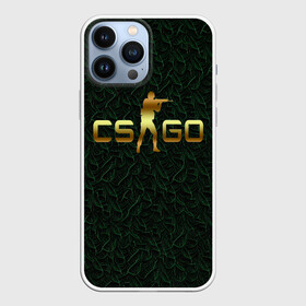 Чехол для iPhone 13 Pro Max с принтом cs go gold в Кировске,  |  | cs | cs go | cs go gold | gold | голд | золото | кс | кс го | кс го голд | листва | майки с листвой