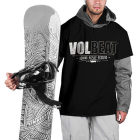 Накидка на куртку 3D с принтом Volbeat в Кировске, 100% полиэстер |  | groove metal | hardcore | psychobilly | rebound | replay | rewind | volbeat | волбит