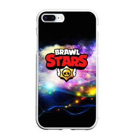 Чехол для iPhone 7Plus/8 Plus матовый с принтом Brawl Stars в Кировске, Силикон | Область печати: задняя сторона чехла, без боковых панелей | 2020 | android | brawl stars | crow | games | leon | mobile game | stars | бравл старс | ворон | игры | леон | мобильные игры