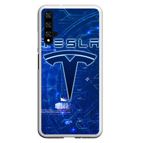 Чехол для Honor 20 с принтом Tesla в Кировске, Силикон | Область печати: задняя сторона чехла, без боковых панелей | cybertruck | elon reeve musk | model 3 | pickup | tech | technology | tesla | грузовик | илон маск | кибер | моторс | пикап | тесла