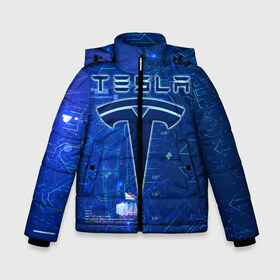 Зимняя куртка для мальчиков 3D с принтом Tesla в Кировске, ткань верха — 100% полиэстер; подклад — 100% полиэстер, утеплитель — 100% полиэстер | длина ниже бедра, удлиненная спинка, воротник стойка и отстегивающийся капюшон. Есть боковые карманы с листочкой на кнопках, утяжки по низу изделия и внутренний карман на молнии. 

Предусмотрены светоотражающий принт на спинке, радужный светоотражающий элемент на пуллере молнии и на резинке для утяжки | cybertruck | elon reeve musk | model 3 | pickup | tech | technology | tesla | грузовик | илон маск | кибер | моторс | пикап | тесла