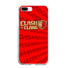 Чехол для iPhone 7Plus/8 Plus матовый с принтом Clash of Clans в Кировске, Силикон | Область печати: задняя сторона чехла, без боковых панелей | 