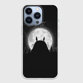 Чехол для iPhone 13 Pro с принтом Лунный Тоторо в Кировске,  |  | anime | hayao miyazaki | japanese | meme | miyazaki | piano | studio ghibli | tokyo | totoro | гибли | котобус | мой | сосед | сусуватари | тонари | тоторо | хаяо миядзаки