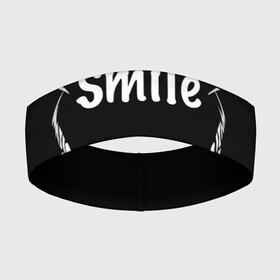 Повязка на голову 3D с принтом Smile в Кировске,  |  | smile | words | зубы | надпись | улыбка