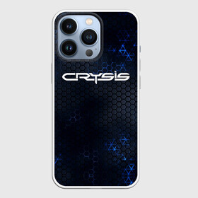 Чехол для iPhone 13 Pro с принтом Crysis Armor в Кировске,  |  | armor | crysis | crysis 4 | game | hex | hexagon | броня | броня crysis | гексагоны | доспехи | игра | крайзис | кризис | логотип | надпись | шутер