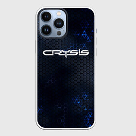Чехол для iPhone 13 Pro Max с принтом Crysis Armor в Кировске,  |  | armor | crysis | crysis 4 | game | hex | hexagon | броня | броня crysis | гексагоны | доспехи | игра | крайзис | кризис | логотип | надпись | шутер