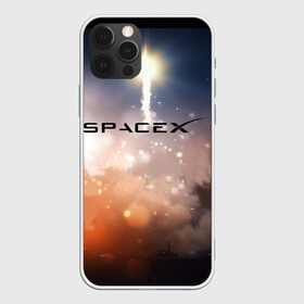 Чехол для iPhone 12 Pro с принтом SpaceX 3D в Кировске, силикон | область печати: задняя сторона чехла, без боковых панелей | Тематика изображения на принте: elon musk | spacex | илон маск