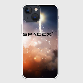 Чехол для iPhone 13 mini с принтом SpaceX 3D в Кировске,  |  | elon musk | spacex | илон маск