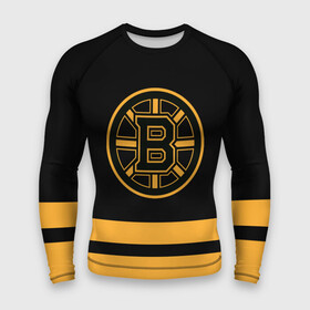 Мужской рашгард 3D с принтом Бостон Брюинз НХЛ в Кировске,  |  | boston | boston bruins | bruins | hockey | nhl | usa | бостон | бостон брюинз | нхл | спорт | сша | хоккей | шайба