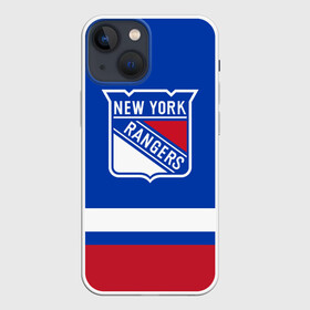 Чехол для iPhone 13 mini с принтом Нью Йорк Рейнджерс НХЛ в Кировске,  |  | hockey | new york | new york rangers | nhl | rangers | usa | нхл | нью йорк | нью йорк рейнджерс | рейнджерс | спорт | сша | хоккей | шайба