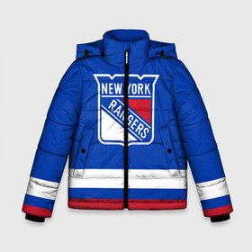 Зимняя куртка для мальчиков 3D с принтом Нью-Йорк Рейнджерс НХЛ в Кировске, ткань верха — 100% полиэстер; подклад — 100% полиэстер, утеплитель — 100% полиэстер | длина ниже бедра, удлиненная спинка, воротник стойка и отстегивающийся капюшон. Есть боковые карманы с листочкой на кнопках, утяжки по низу изделия и внутренний карман на молнии. 

Предусмотрены светоотражающий принт на спинке, радужный светоотражающий элемент на пуллере молнии и на резинке для утяжки | Тематика изображения на принте: hockey | new york | new york rangers | nhl | rangers | usa | нхл | нью йорк | нью йорк рейнджерс | рейнджерс | спорт | сша | хоккей | шайба