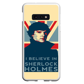 Чехол для Samsung S10E с принтом Sherlock Holmes в Кировске, Силикон | Область печати: задняя сторона чехла, без боковых панелей | 221b | bbc | benedict cumberbatch | john watson | mark gatiss | martin freeman | sherlock holmes | steven moffat | бейкер | джон ватсон | мориарти | стрит | шерлок