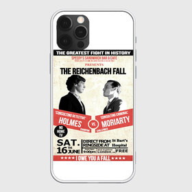 Чехол для iPhone 12 Pro Max с принтом The reichenbach fall в Кировске, Силикон |  | Тематика изображения на принте: 221b | bbc | benedict cumberbatch | john watson | mark gatiss | martin freeman | sherlock holmes | steven moffat | бейкер | джон ватсон | мориарти | стрит | шерлок