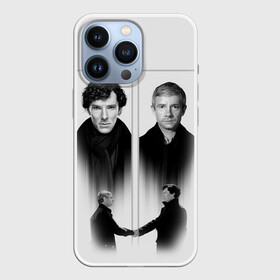 Чехол для iPhone 13 Pro с принтом Sherlock в Кировске,  |  | 221b | bbc | benedict cumberbatch | john watson | mark gatiss | martin freeman | sherlock holmes | steven moffat | бейкер | джон ватсон | мориарти | стрит | шерлок